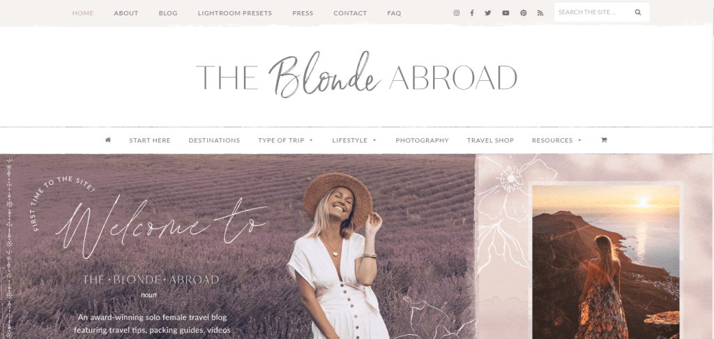 The Blonde Abroad