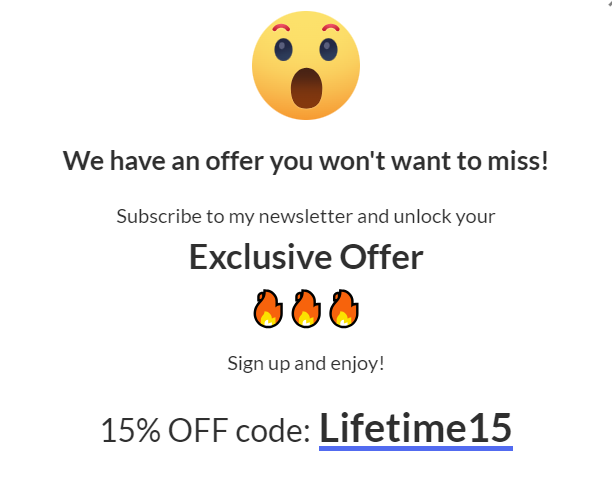 Coupon code