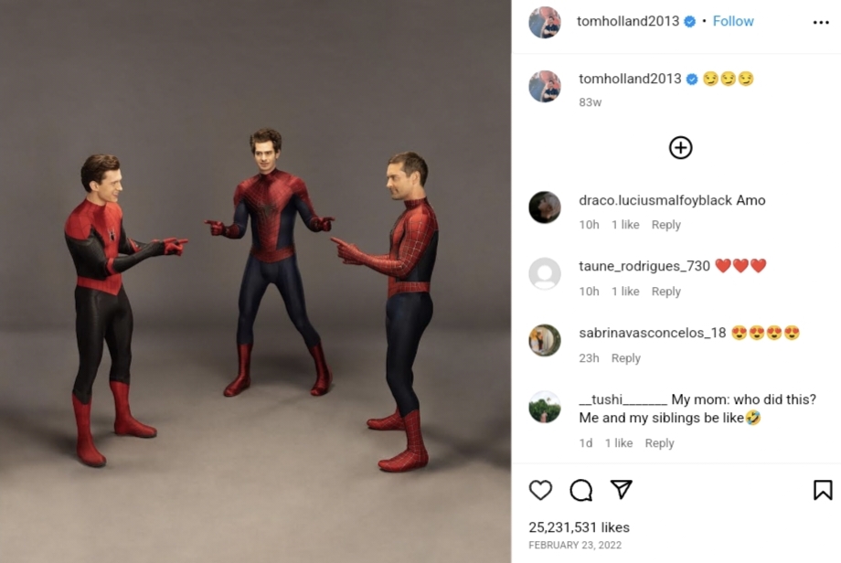 Viral Meme of Spider-Man: No Way Home